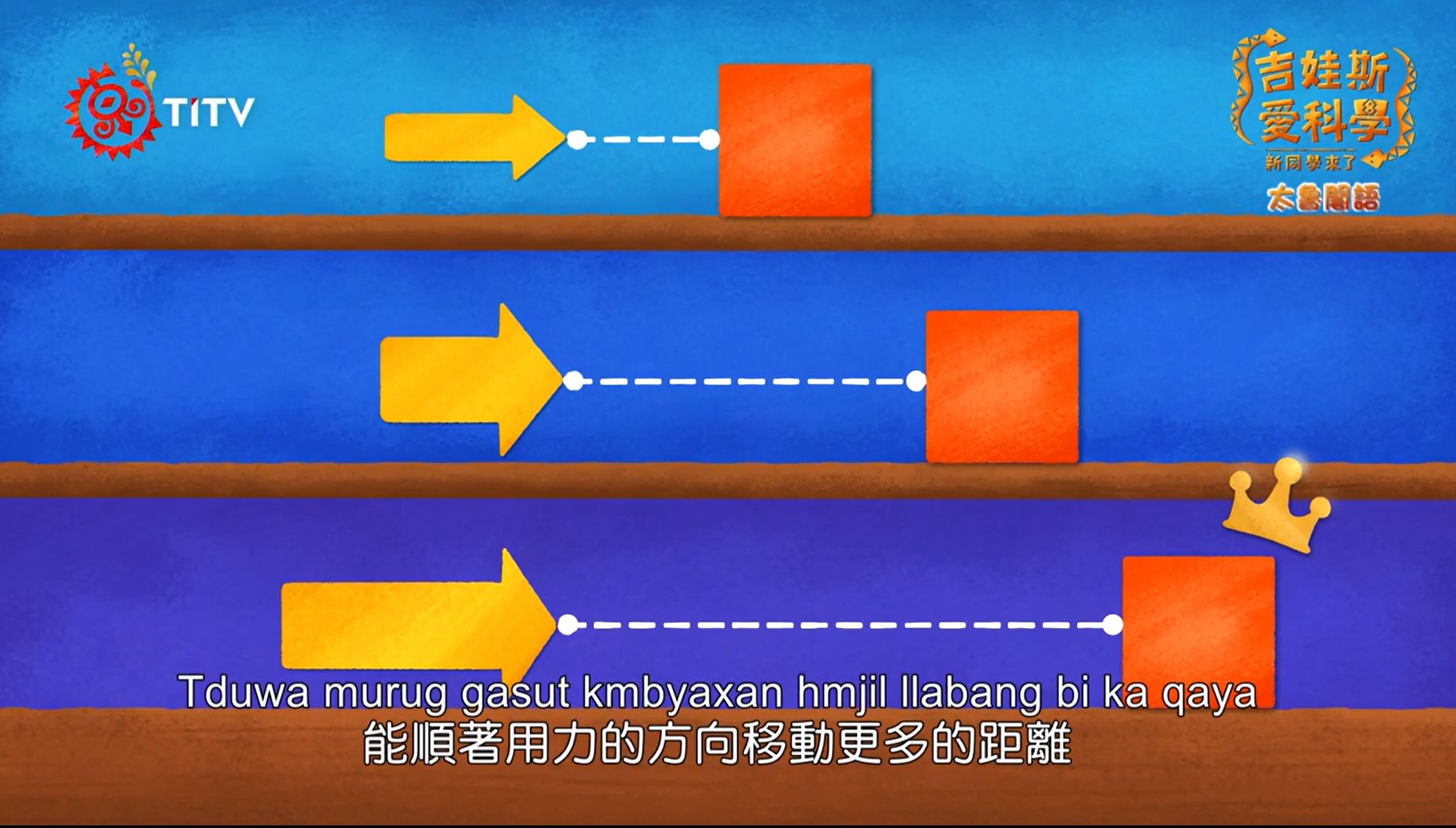 吉娃斯愛科學《接住好福氣》拋體運動-太魯閣語