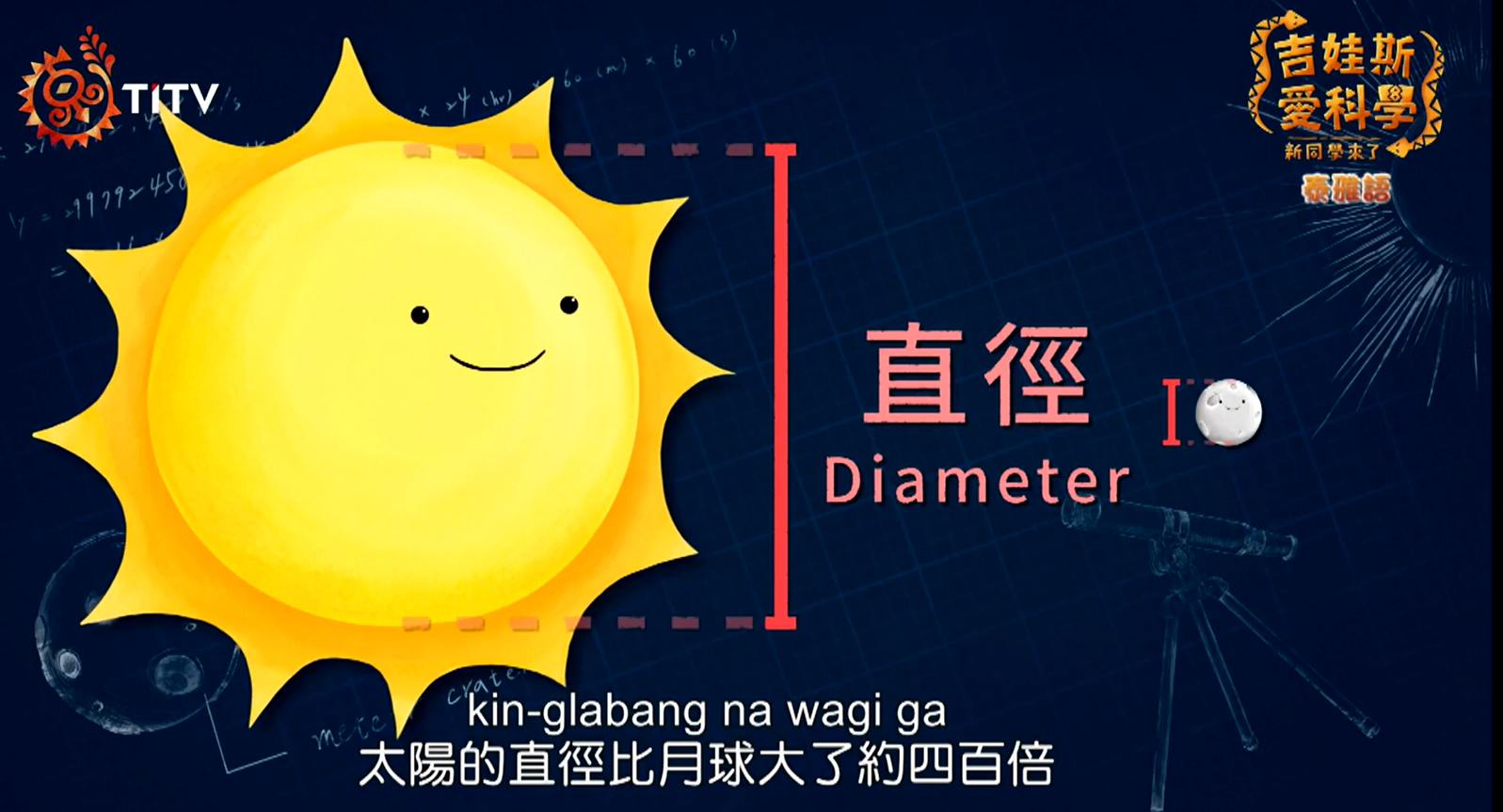 吉娃斯愛科學《太陽不見了》日蝕的原理-泰雅語